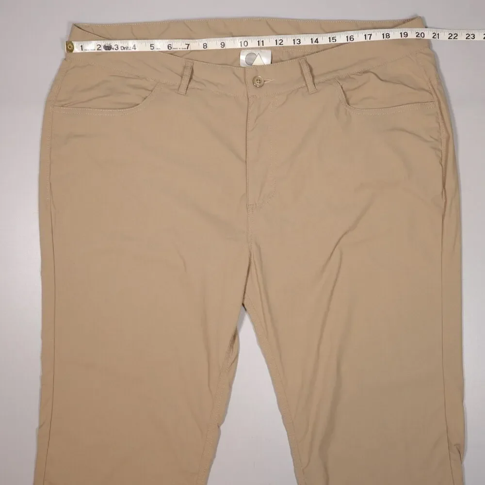 Clothing Arts Pants Mens 40x29 Beige Pick Pocket Proof  Explorer Travel Chino